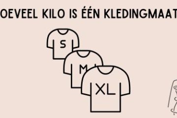 hoeveel kilo is een kledingmaat