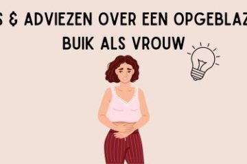 opgeblazen buik als vrouw