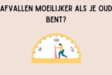 is afvallen moeilijker als je ouder bent